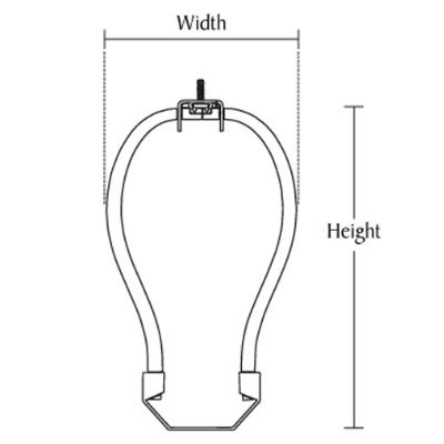 Lamp Harp Size Chart