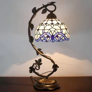 Blue Tiffany Table Lamp Custom